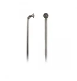 Sapim Spoke Individual Sapim Leader 13g (2.3mm) Silver With Silver Nipple