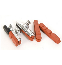 Kool Stop Kool-Stop Road Cartridge Brake Pads Dual Compound  Pads + Extra Pair of Salmon Pads