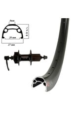 Damco Damco 26" Disc Brake Rear Wheel Shimano Deore Cassette Hub - Quick Release