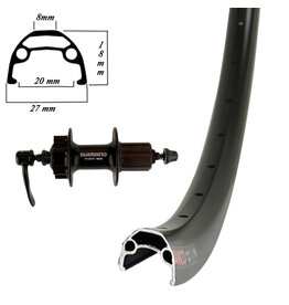 Damco Damco 26" Disc Brake Rear Wheel Shimano Deore Cassette Hub - Quick Release