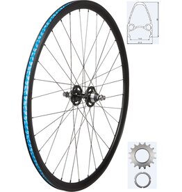 49n 49n 700c Rear Track Wheel All Black