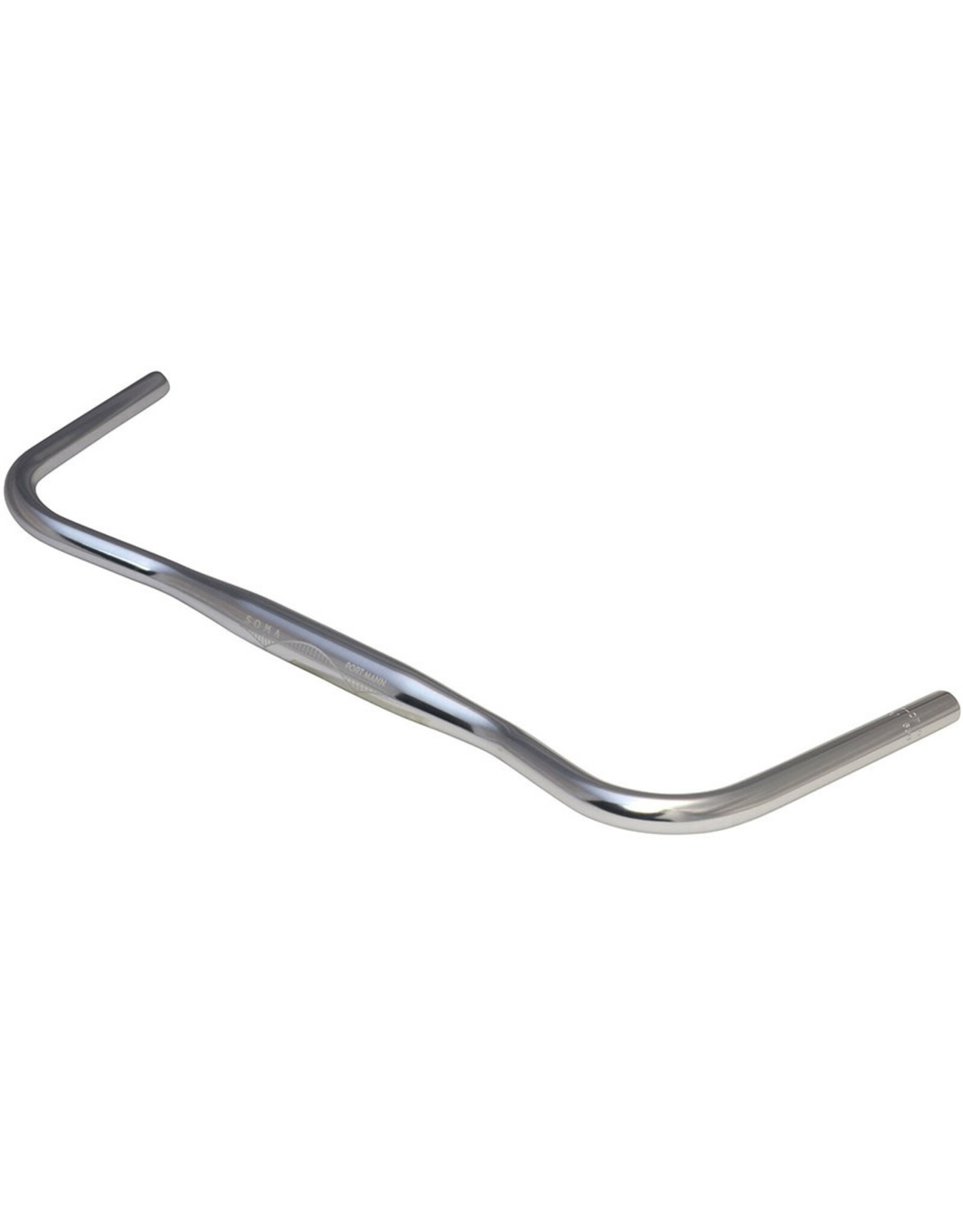 Soma Soma Port Mann Handlebar 650mm Wide 31.8mm Clamp Polished Silver