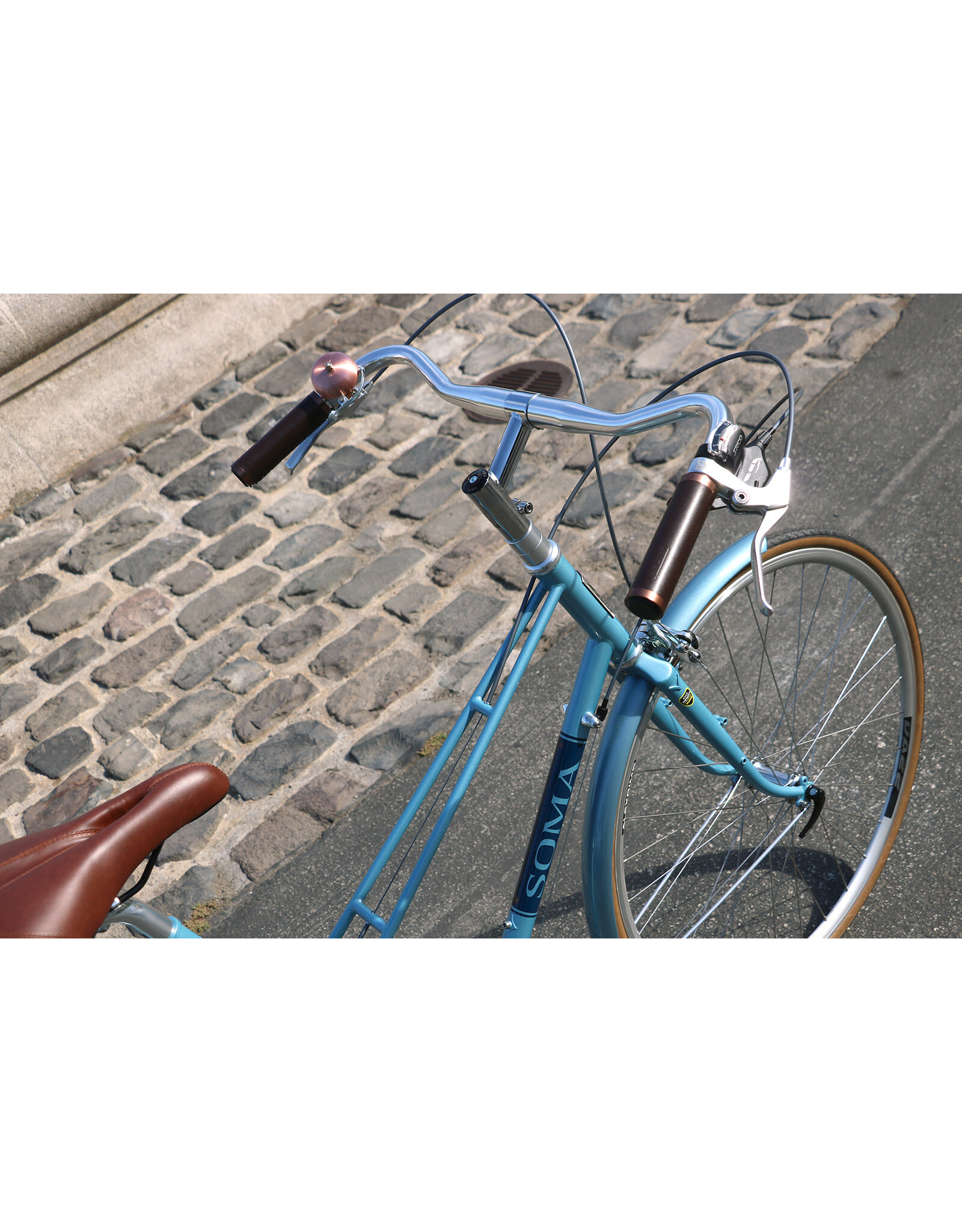 Soma Soma Port Mann Handlebar 650mm Wide 31.8mm Clamp Polished Silver