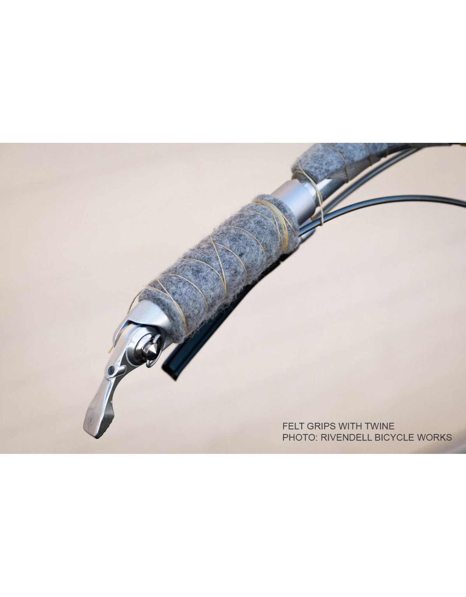 Newbaum's Newbaum's Peel'n'Stick Wool Felt Grips Pair 22.2mm