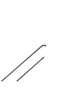 Sapim Spoke Individual Sapim E-Strong 12g - 13g (2.6-2.3mm) Black With Black Nipple