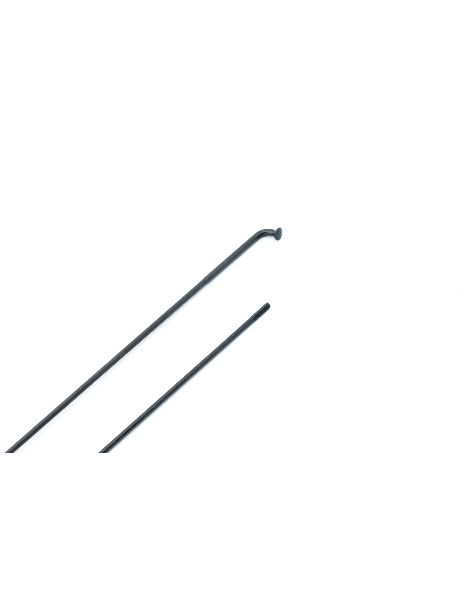 Sapim Spoke Individual Sapim E-Strong 12g - 13g (2.6-2.3mm) Black With Black Nipple