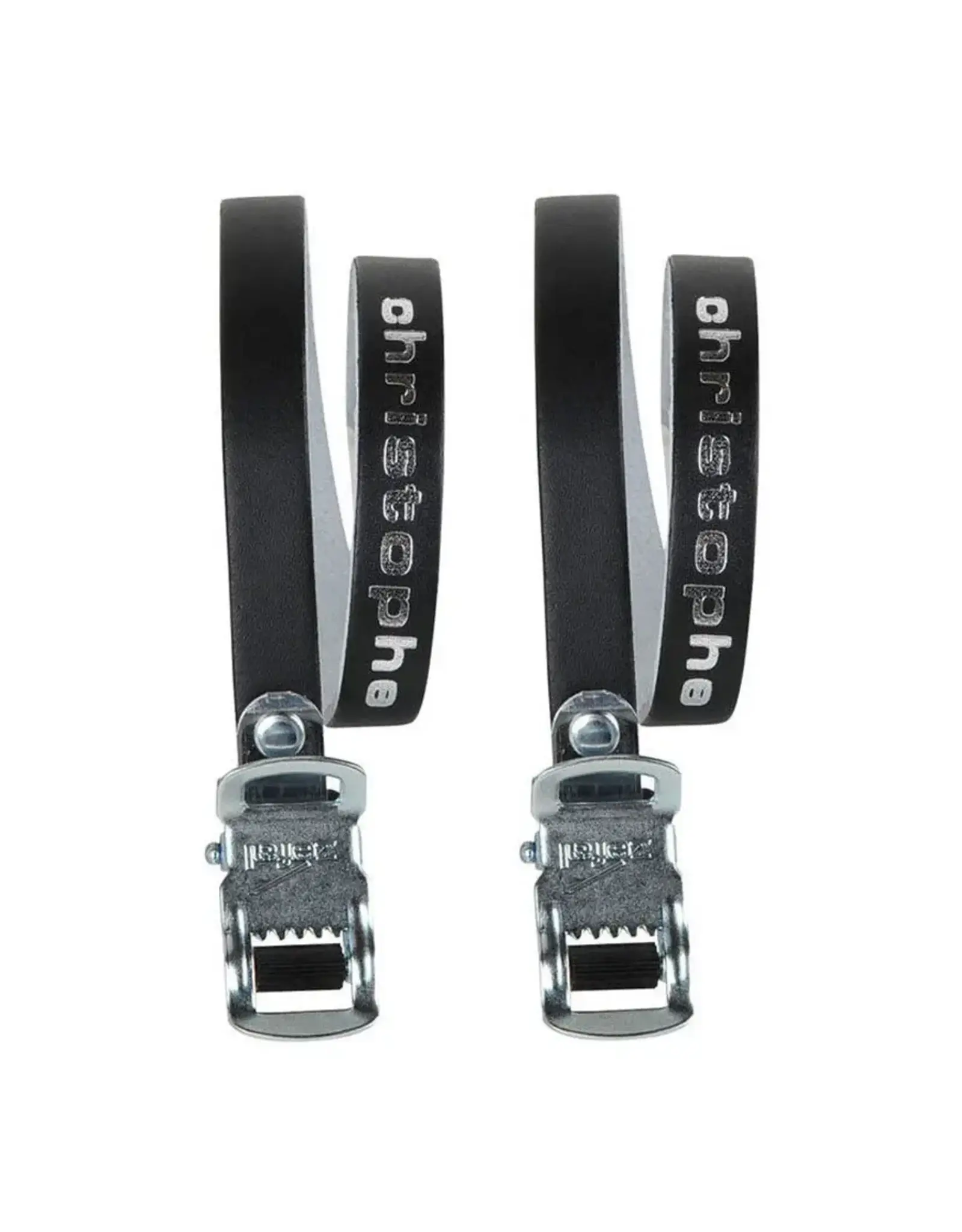 Zefal Zefal Christophe Leather Toe Straps Black