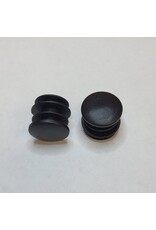 Generic Plastic Handlebar Plug Pair Black