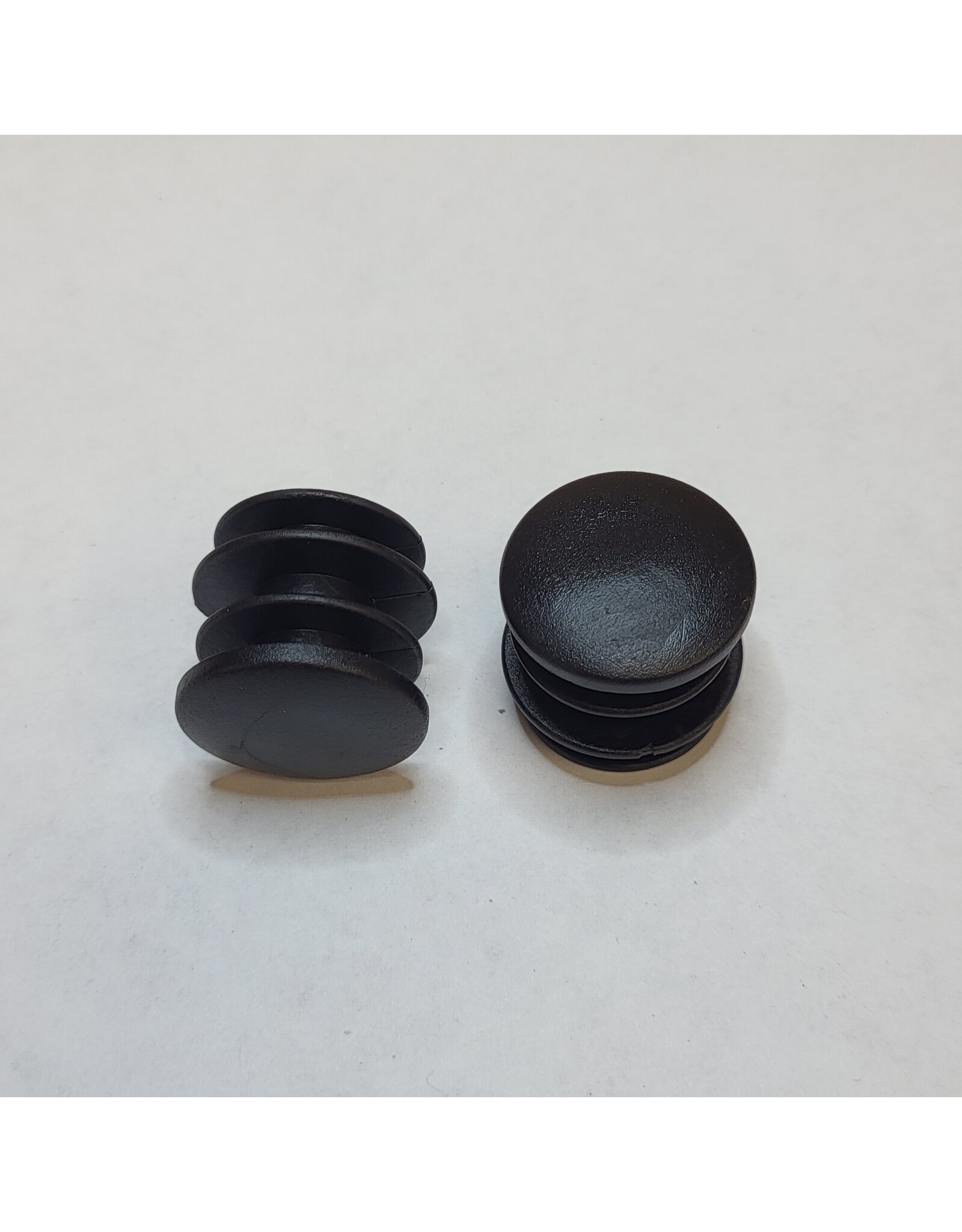 Generic Plastic Handlebar Plug Pair Black