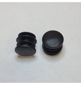 Generic Plastic Handlebar Plug Pair Black