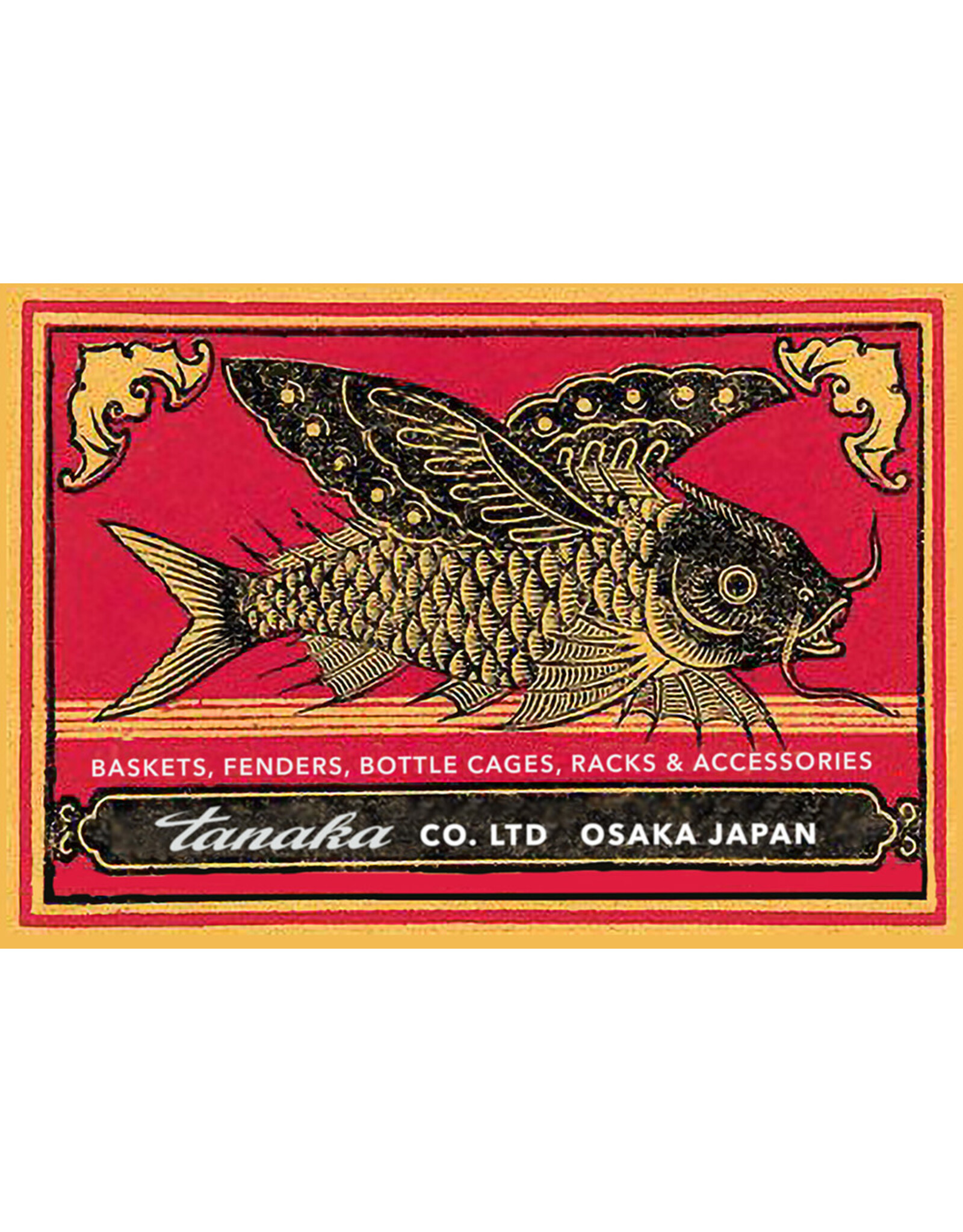 Tanaka Sticker Retro Flying Fish