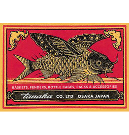 Tanaka Sticker Retro Flying Fish