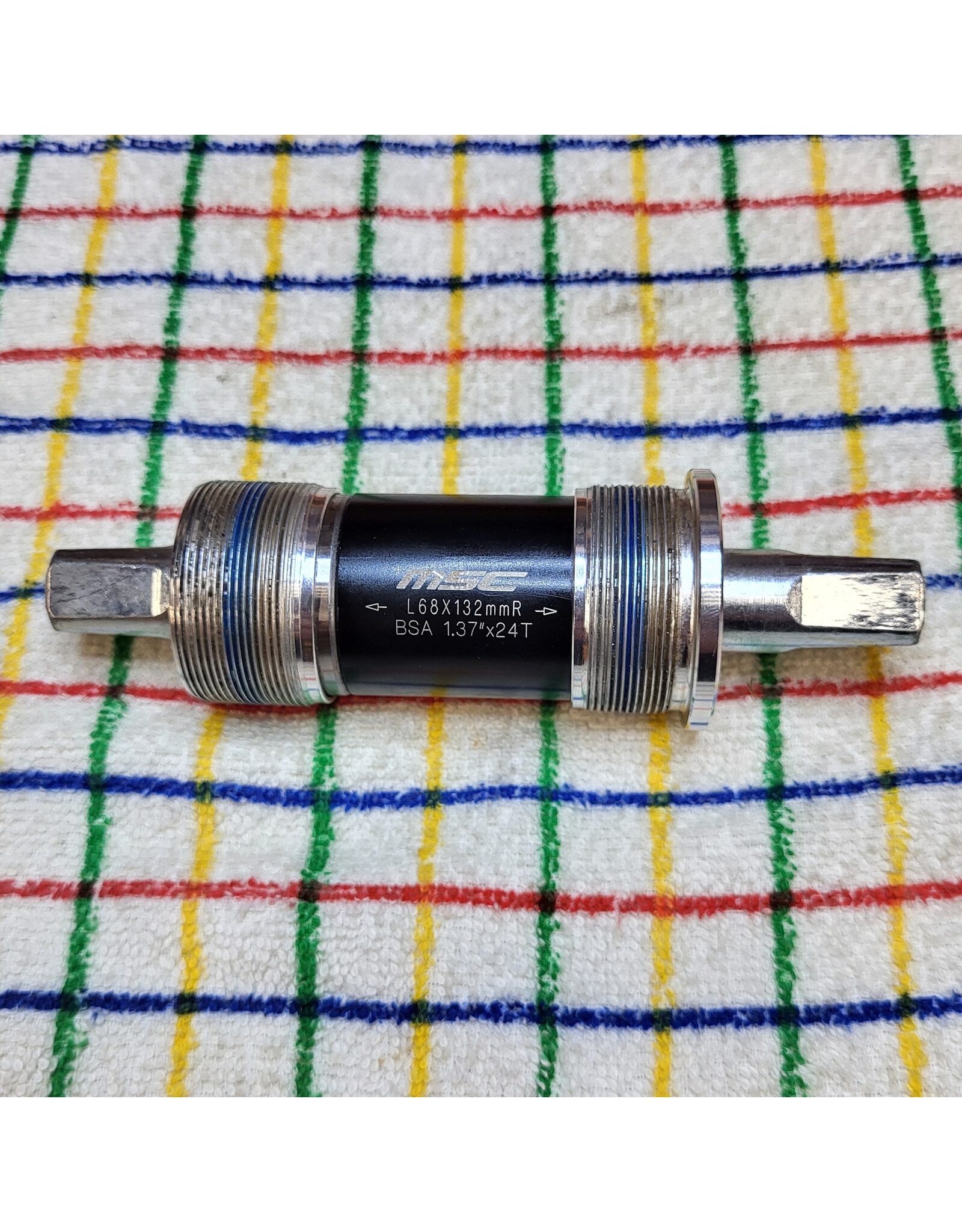 MSC Bottom Bracket 132mm Spindle For BSA 68mm Shell