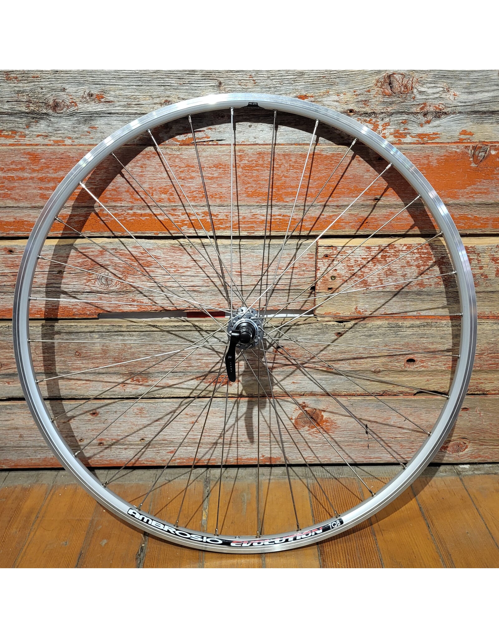 Natural Cycleworks Handbuilt Wheel 700c - Ambrosio Evolution - Shimano Tiagra Front - Silver Double Butted Spokes