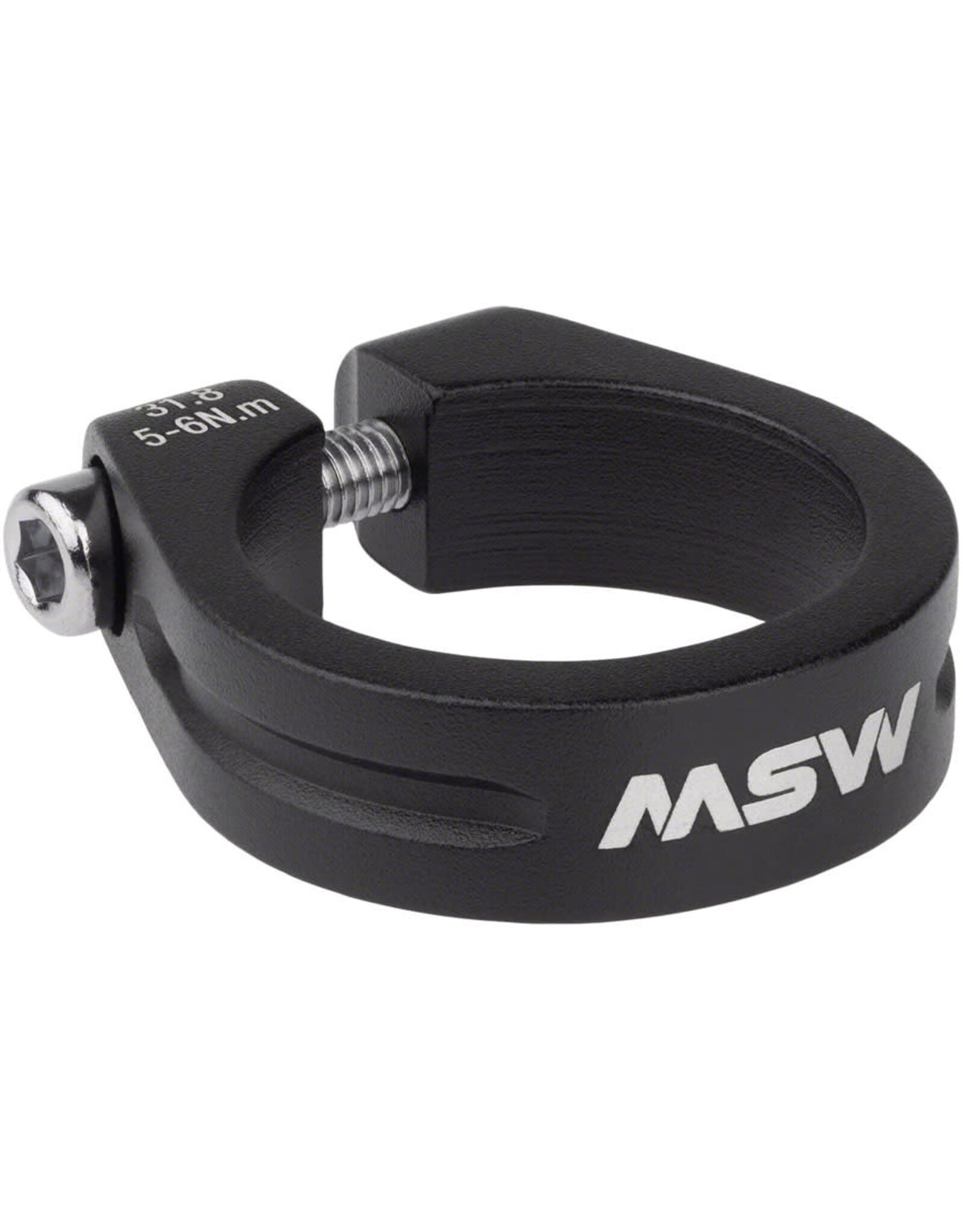 MSW MSW Seatpost Clamp  31.8mm Black