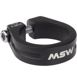 MSW MSW Seatpost Clamp  31.8mm Black