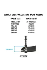 Stan's No Tubes Stan's Tubeless Valve Stem PAIR Medium Length Presta