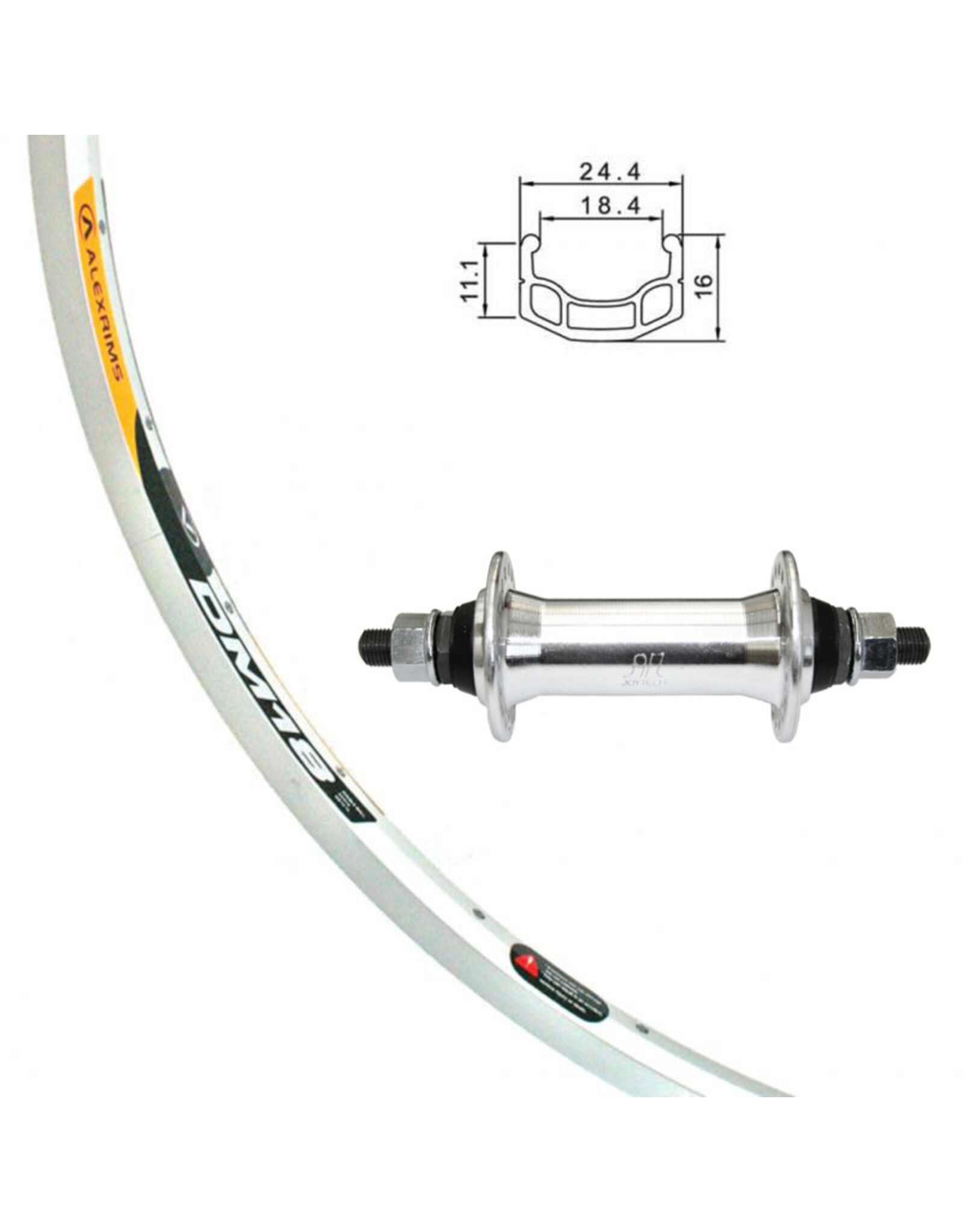 Damco Damco 700c Front Wheel Alex DM-18 Nutted Silver
