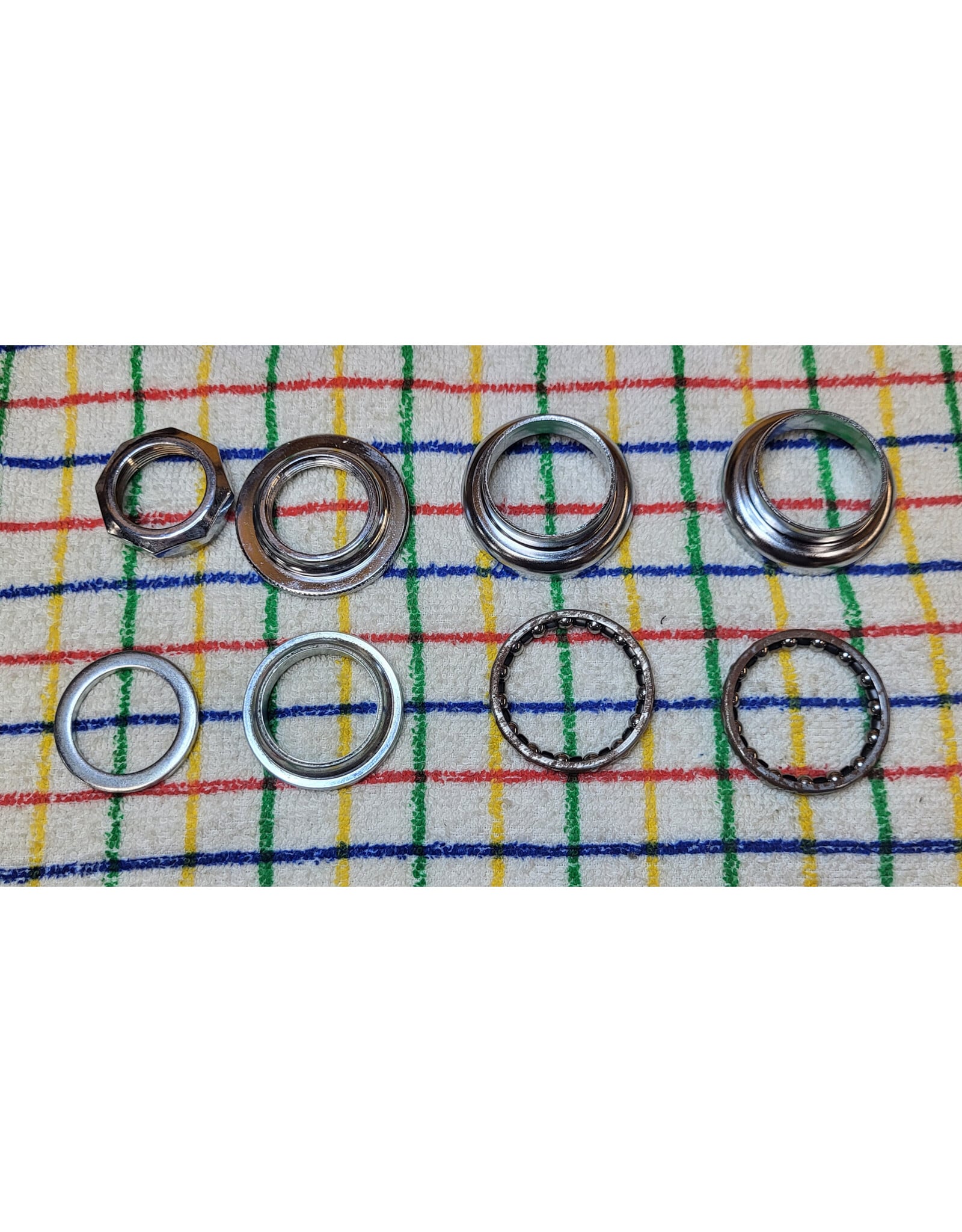 BMX 1" Threaded Headset 32.7mm Cups 27.0mm Crown Race