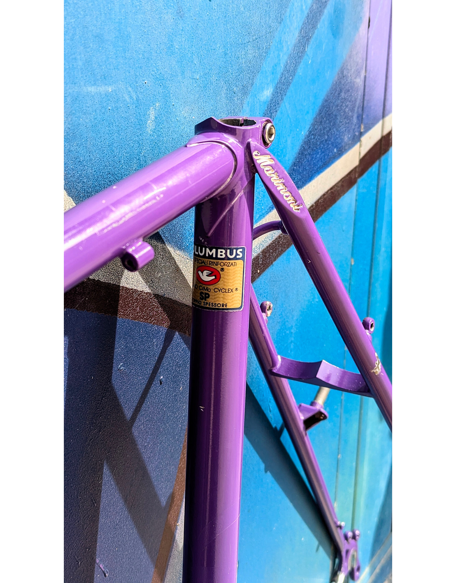 Marinoni Refurbished Marinoni Turismo Frameset 60cm Seat Tube 58cm Top Tube Purple