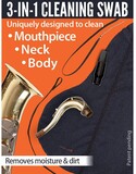 Protec A124 Body, Neck & Mouthpiece Swab: Tenor Saxophone