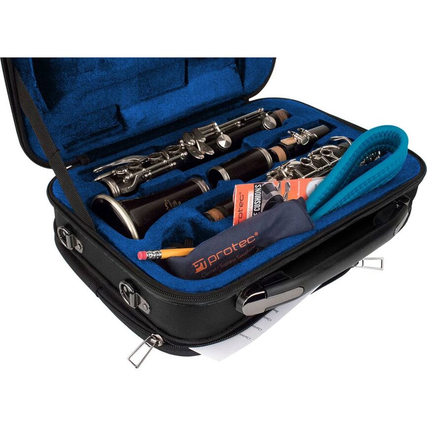 Protec Bb Clarinet ZIP Case with Removable Music Pocket
