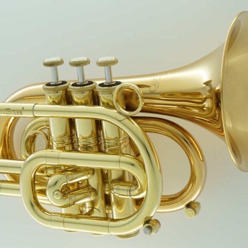Carol Brass Pocket Trumpet in Lacquer