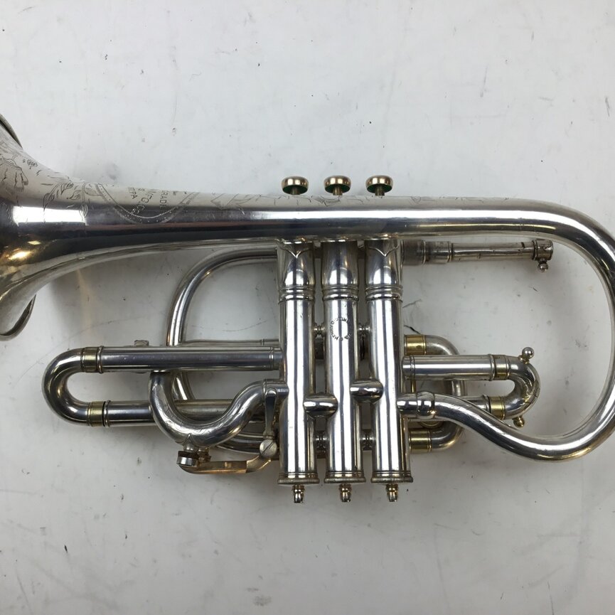 Used Henry Diston Bb/A Cornet (SN: 18541)