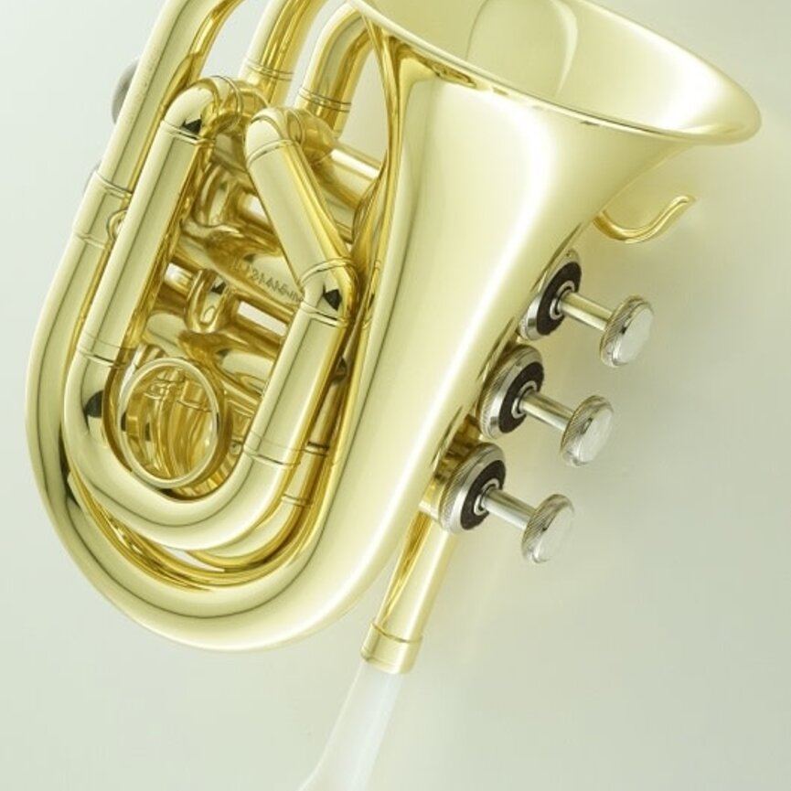 Carol Brass Mini Pocket Trumpet, Lacquer CPT-1000-YSS-Bb-L