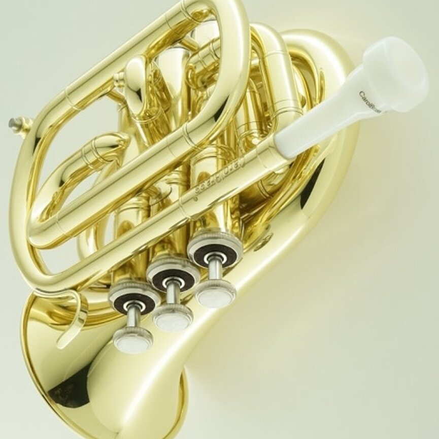 Carol Brass Mini Pocket Trumpet, Lacquer CPT-1000-YSS-Bb-L