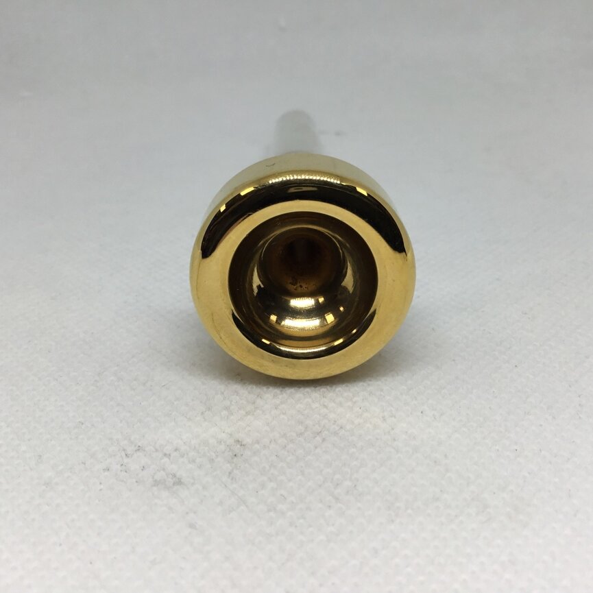 Used Osmun TA trumpet, gold rim and cup [431]