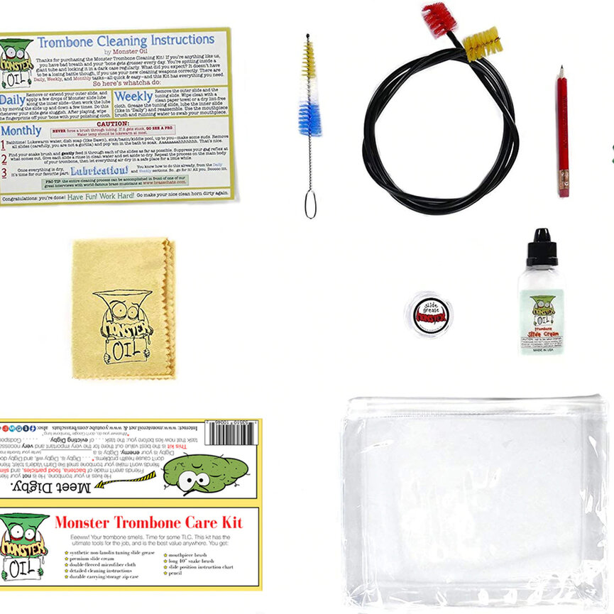 Monster Oil Trombone Care and Cleaning Kit