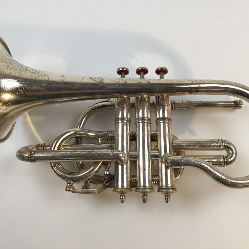 Used Marceau Antique Bb Cornet Kaderabek Collection (20827)