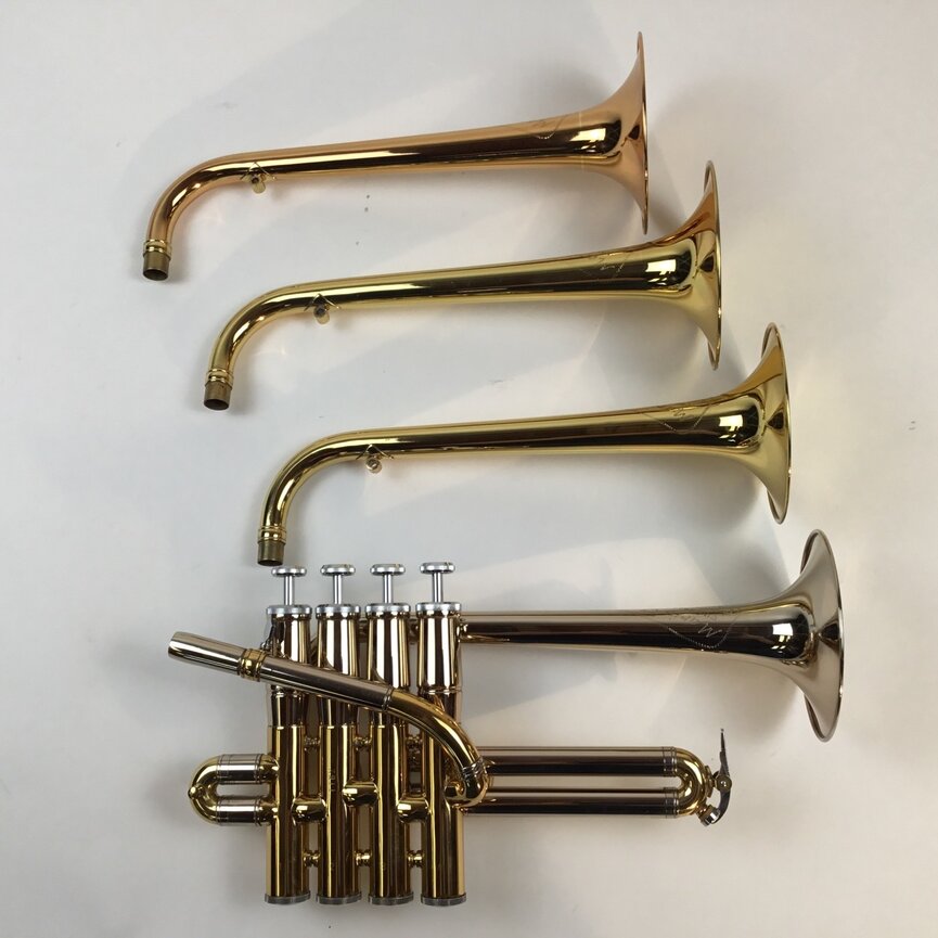 Used Mario Corso Bb/A Piccolo Trumpet (SN: 1182)