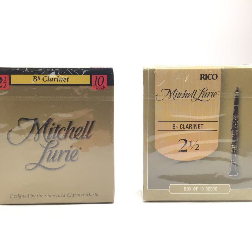 Reed Lot 8. Rico Mitchell Lurie Bb Clarinet Reeds, Strength 2 1/2, Two Boxes of 10 [739]