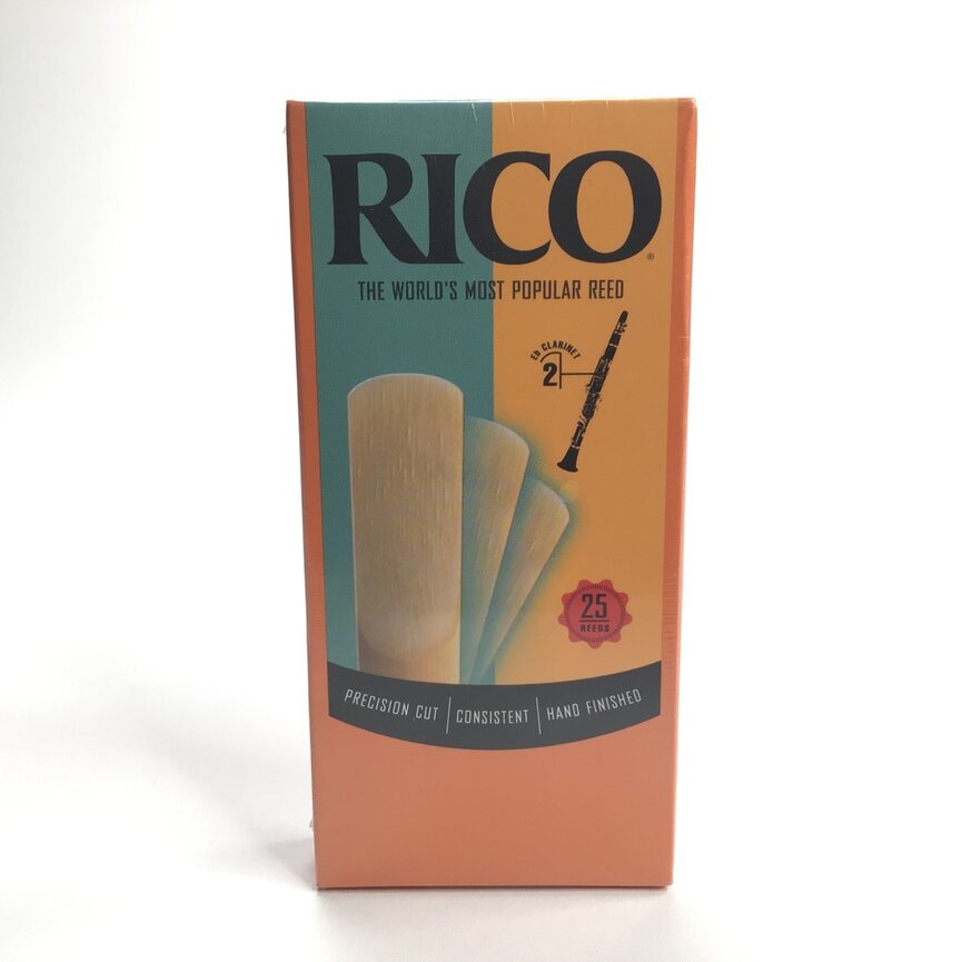 Reed Lot 18. Rico Eb Clarinet Reeds, Strength 2, One Box of 25 Reeds [805]
