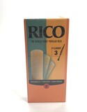 Reed Lot 19. Rico Eb Clarinet Reeds, Strength 3, One Box of 25 Reeds [807]