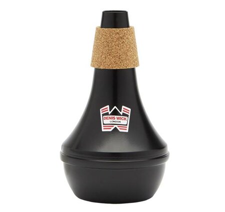Denis Wick DW5534 D Trumpet/Eb Cornet Black Aluminum Practice Mute