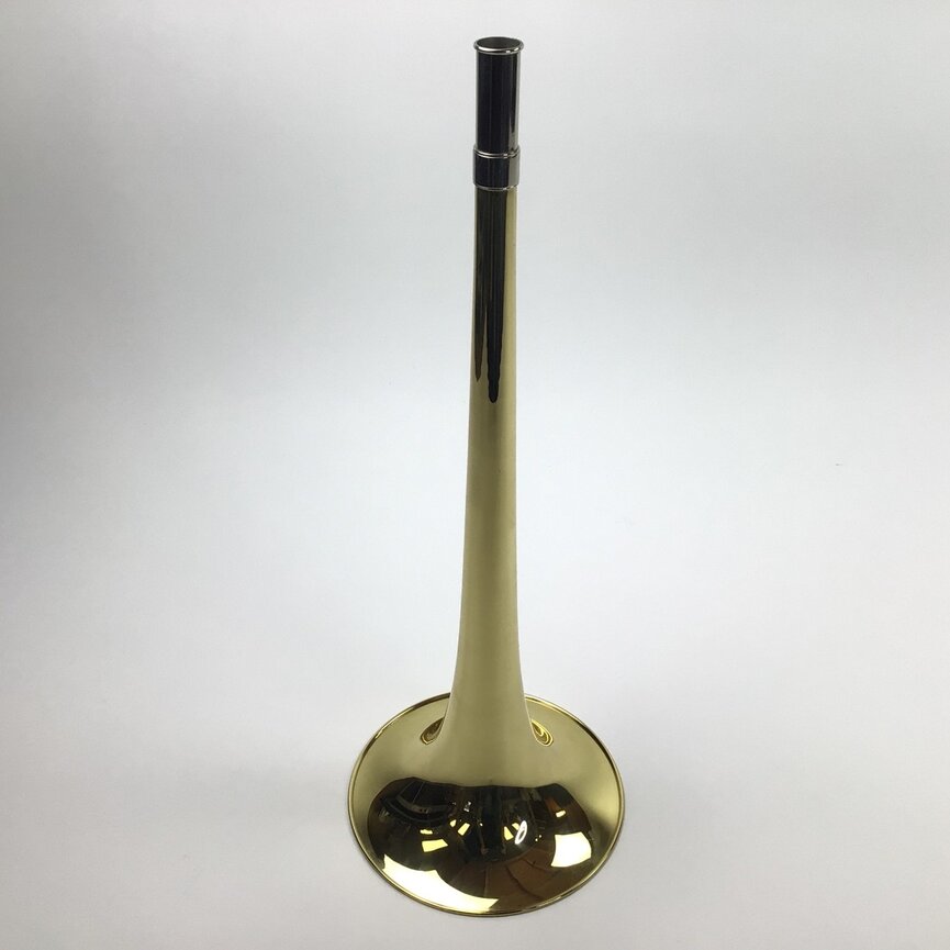 Used Unmarked 8.5" Yellow Brass Tenor Trombone Bell [582]
