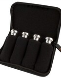 Protec A221ZIP Trumpet/Small Brass Mouthpiece Pouch–4 Piece (Nylon) with Zipper