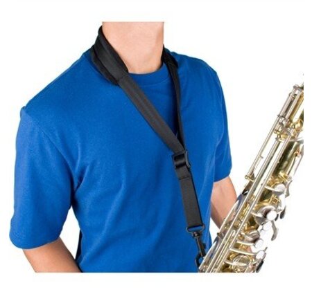 Protec Saxophone Neck Strap, Size Regular 22″ (Black) A310P