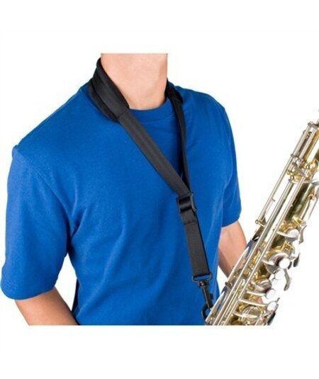 Protec Saxophone Neck Strap, Size Regular 22″ (Black) A310P
