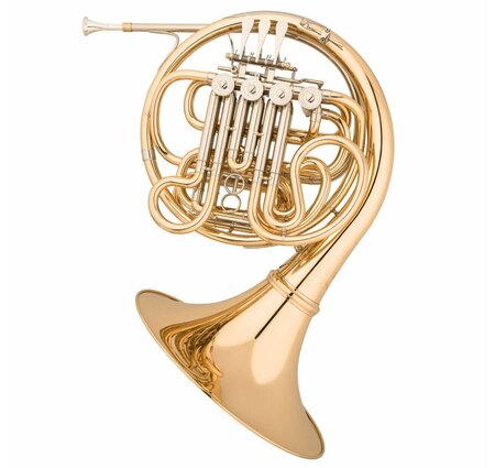 Eastman EFH683 French Horn Gold Brass, Cut Bell