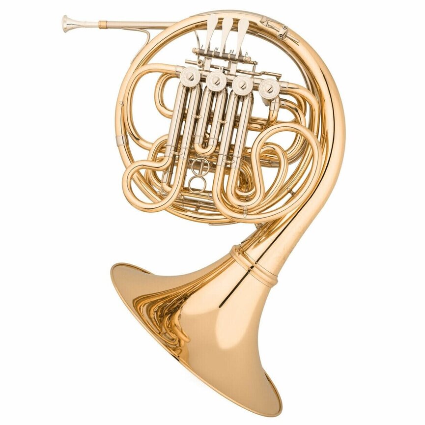 Eastman EFH683 French Horn Gold Brass, Cut Bell