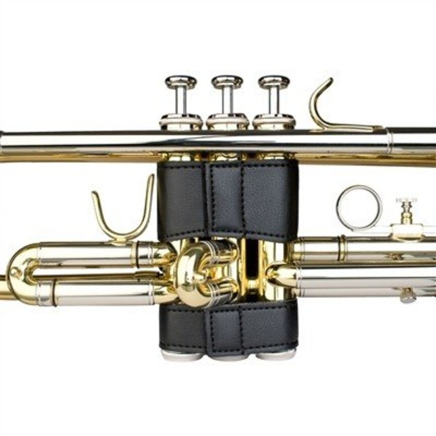 Protec Trumpet Leather Valve Guard Black L226