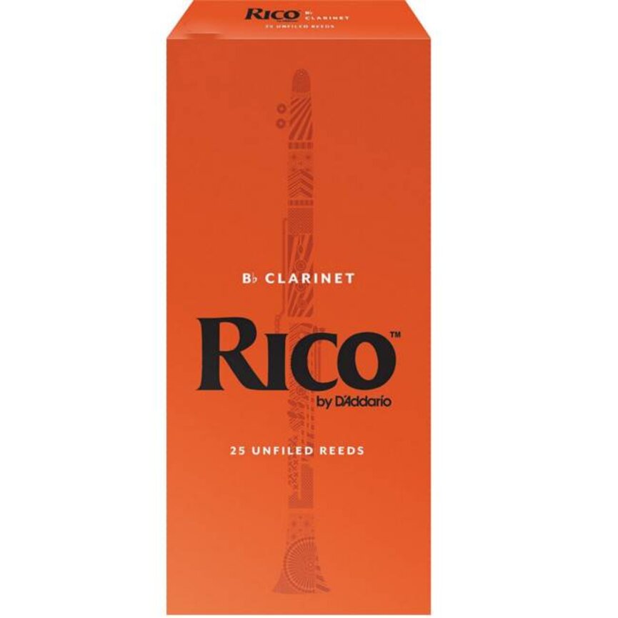 Rico Bb Clarinet Reeds Box of 25