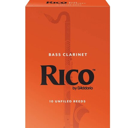 Rico Bass Clarinet Reeds Pack of 25