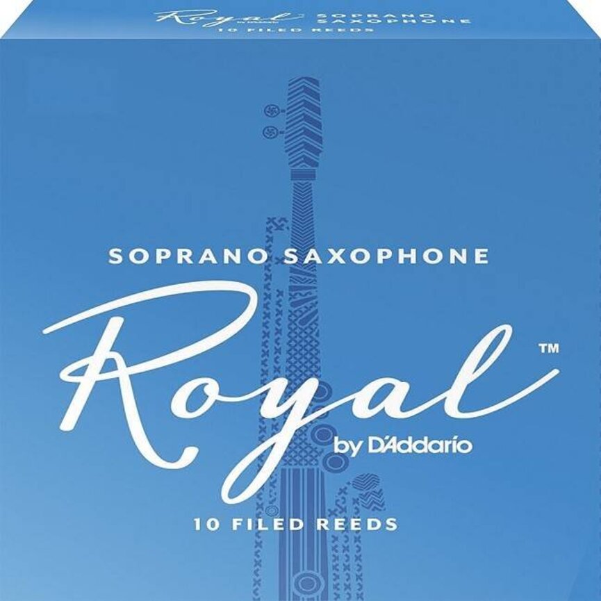 Rico Royal Soprano Sax Reeds, Pack of 10