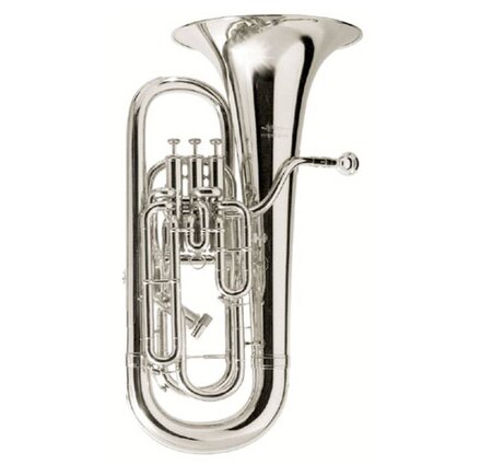 Willson 2950TA4/3-S Silver Plated Euphonium w/ Case
