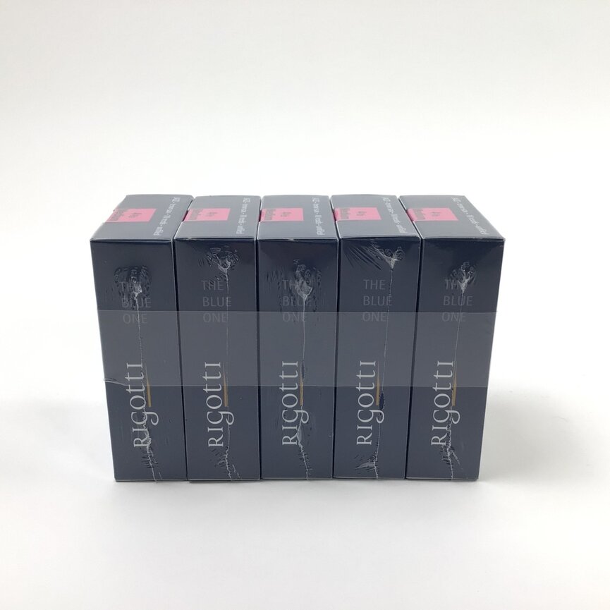 Reed Lot 38: Rigotti Jazz Tenor Saxophone Reeds, Strength 4 1/2 Medium, Five Boxes of Ten Reeds [30283]